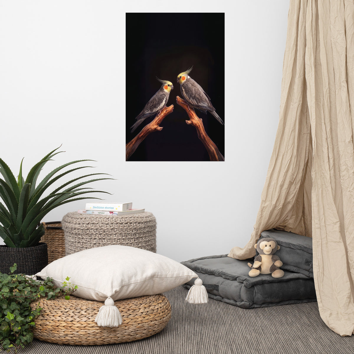 "Nicco & Scooter" Custom Art Poster by "Pluxurint"