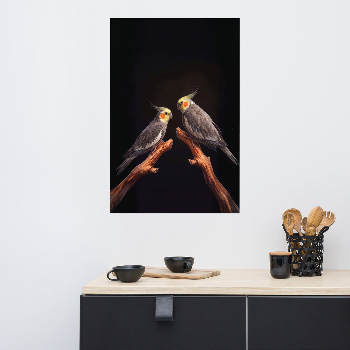 "Nicco & Scooter" Custom Art Poster by "Pluxurint"