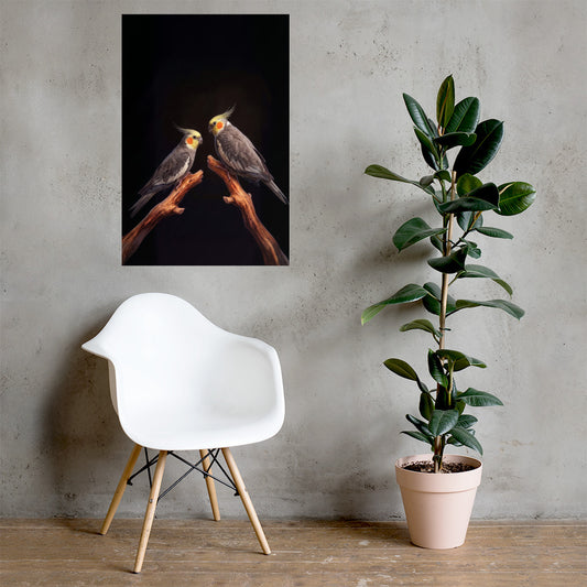 "Nicco & Scooter" Custom Art Poster by "Pluxurint"